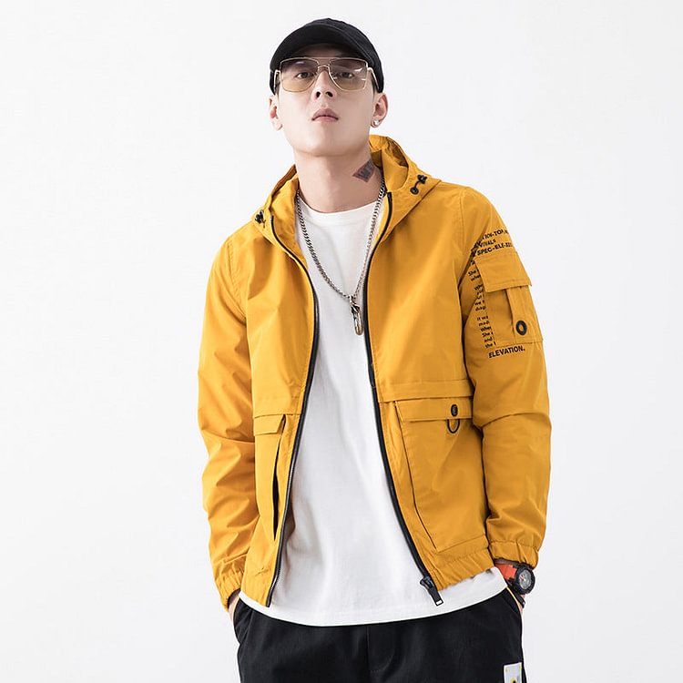 Spring Men's plus Size Loose Retro Sports Jacket Casual Men's Clip Men Jacket