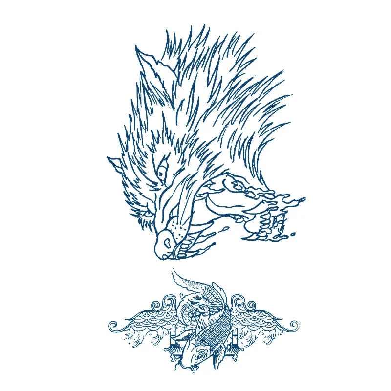 GHHF51-200 herbal juice tattoo stickers semi-permanent lasting men and women tattoo waterproof sweat plant juice tattoo stickers