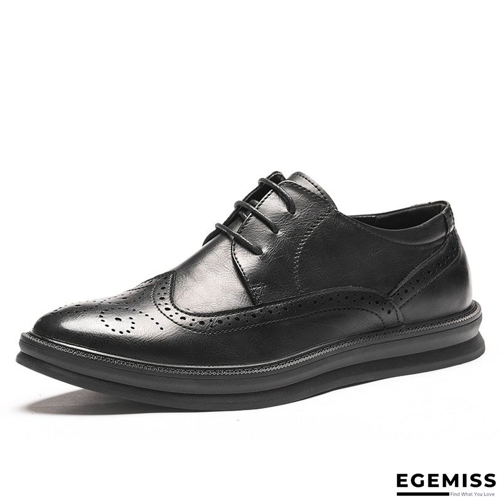New Business Oxford Shoes Real Leather Breathable Men's Shoes | EGEMISS