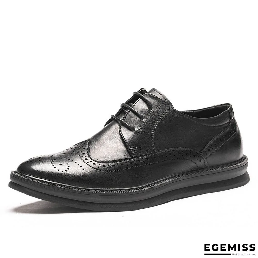 New Business Oxford Shoes Real Leather Breathable Men's Shoes | EGEMISS