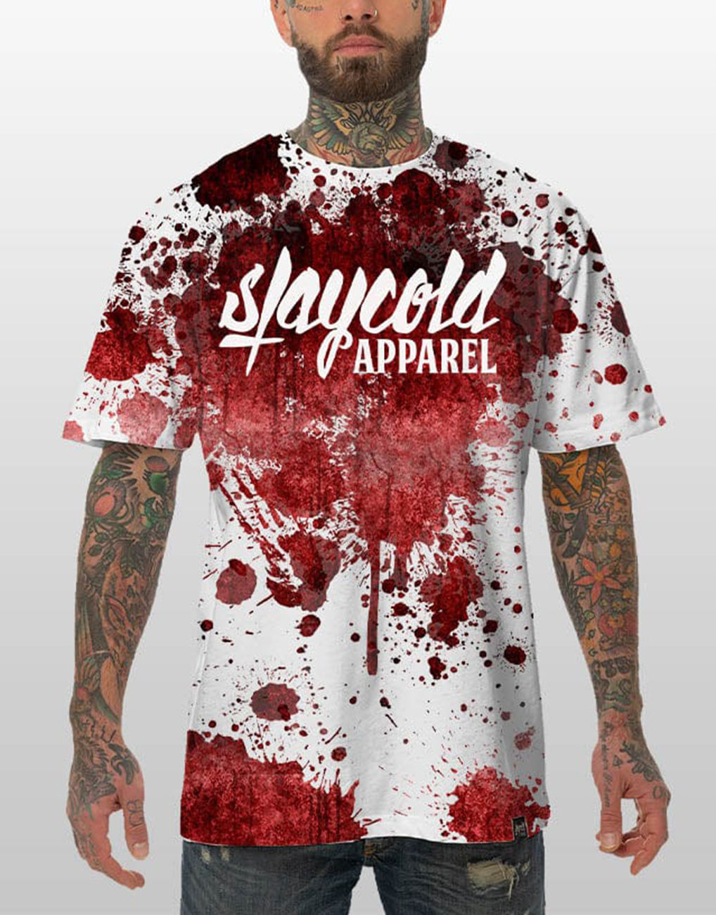 Oversized Unisex Blood Ritual Casual T-Shirt / Rvogue / Rvogue
