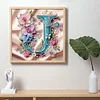 Letter J - Special Shaped Diamond Painting - 30*30CM
