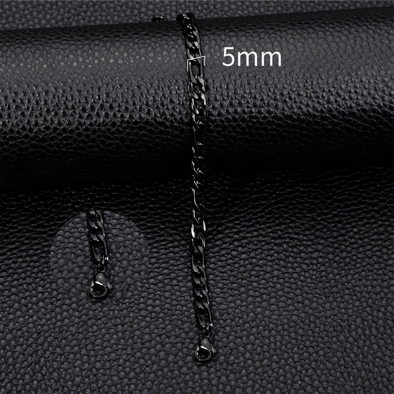 Hot Sale 3/5/7/9/11mm Classic NK3:1 Stainless Steel 18K Cuban Bracelet Unisex