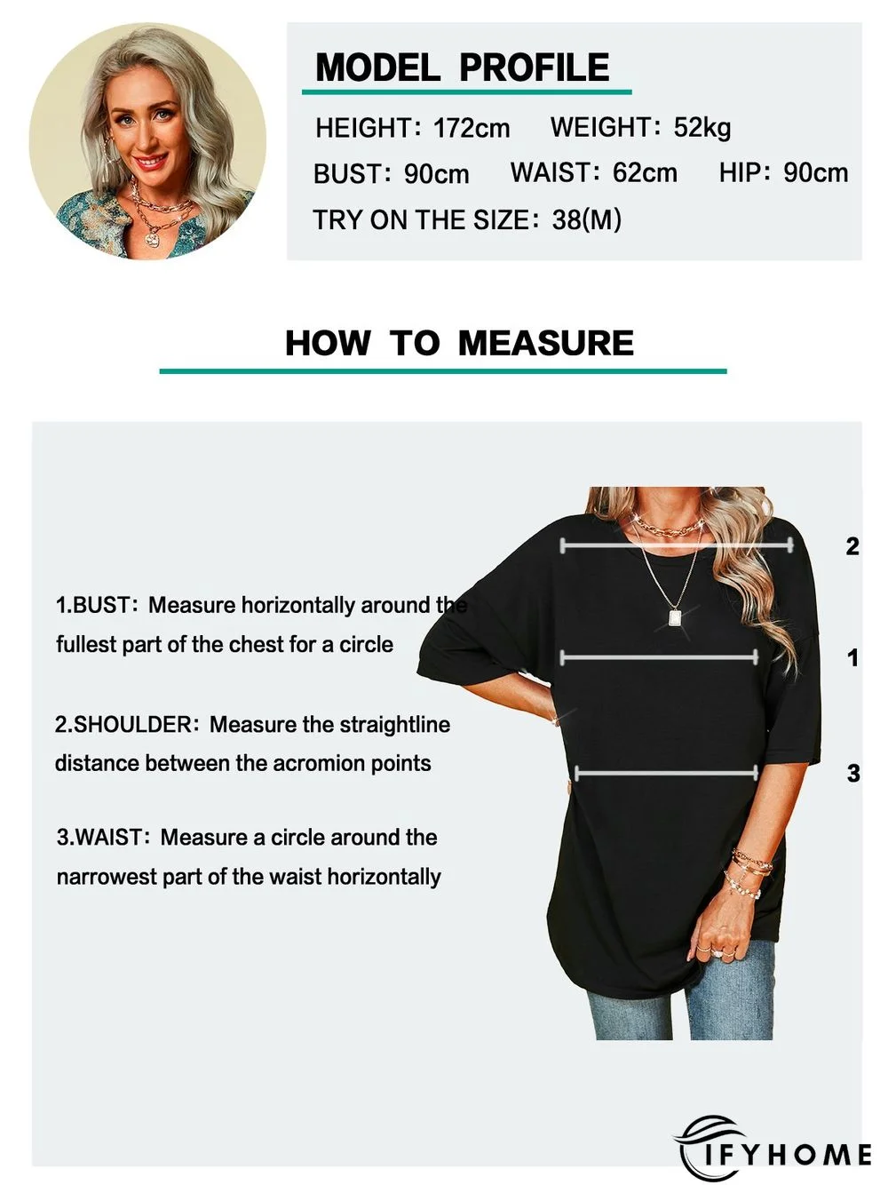 Short Sleeve Casual Tunic T-Shirt | IFYHOME