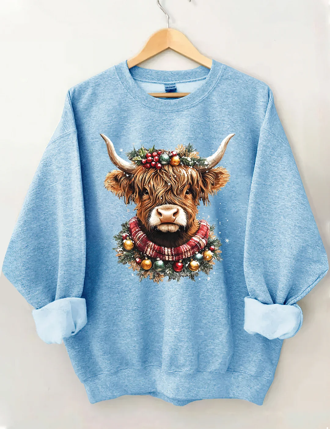 Christmas Cow Sweatshirt