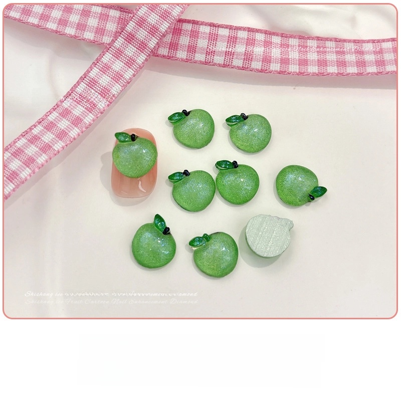 Nail Accessories Pineapple Grape Green Apple Lemon Peach Watermelon Cherry Strawberry Fruit Wear Nail Sticker