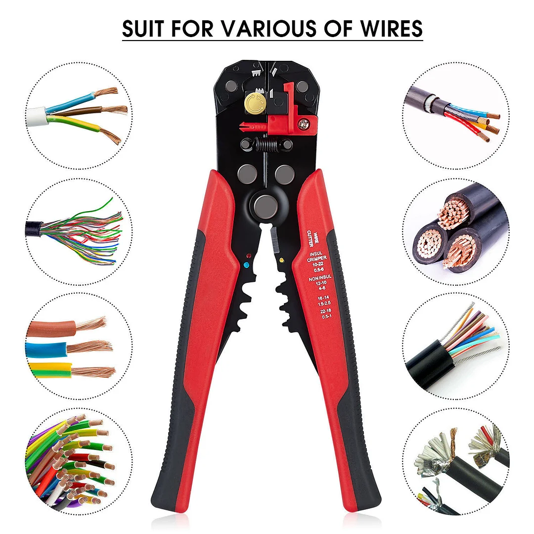 5 in 1 multi-function wire stripper automatic wire stripping cutter wire disassembly tool