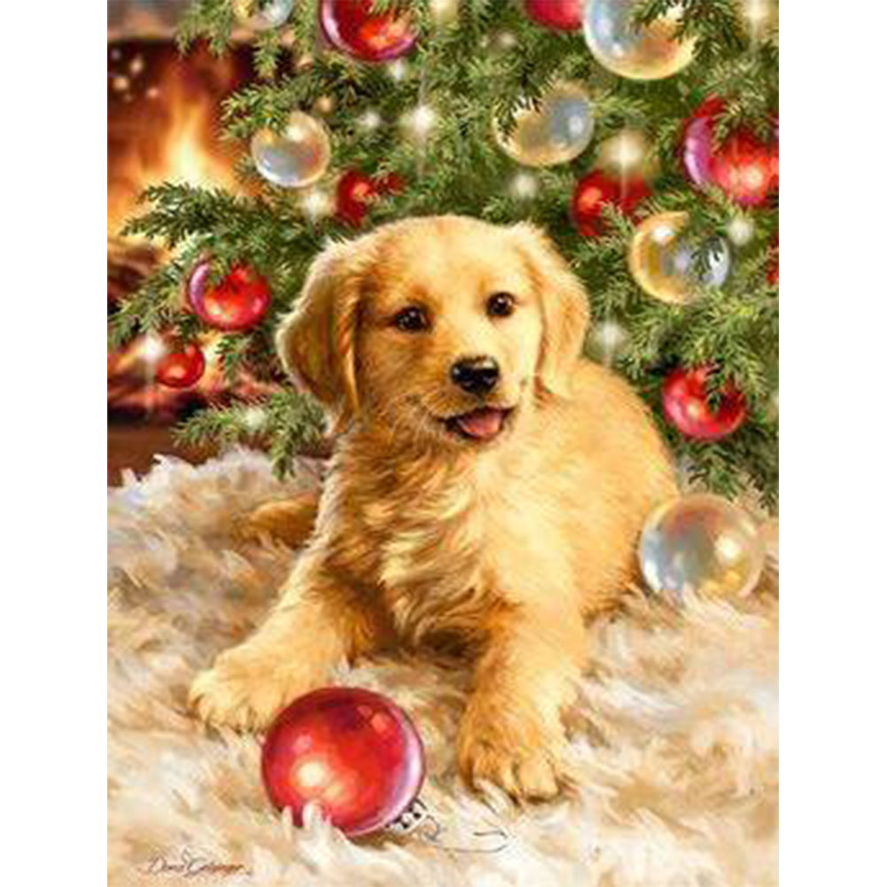 

Dog - 11CT Stamped Cross Stitch - 40*50CM, 501 Original