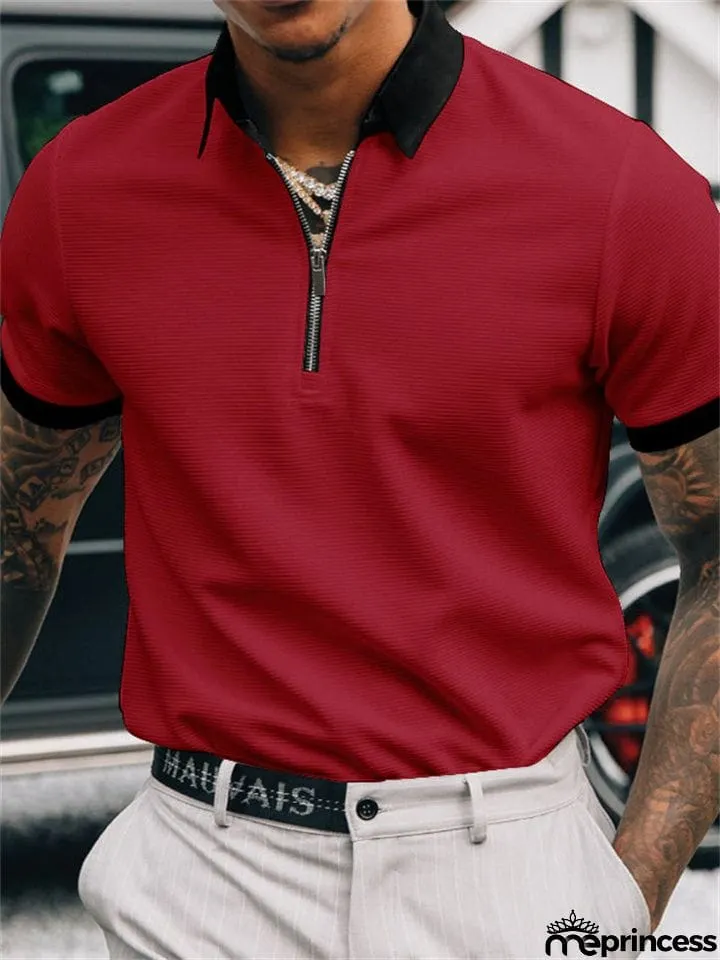 Unconventional High-class Nice Solid Men's Polo Shirts