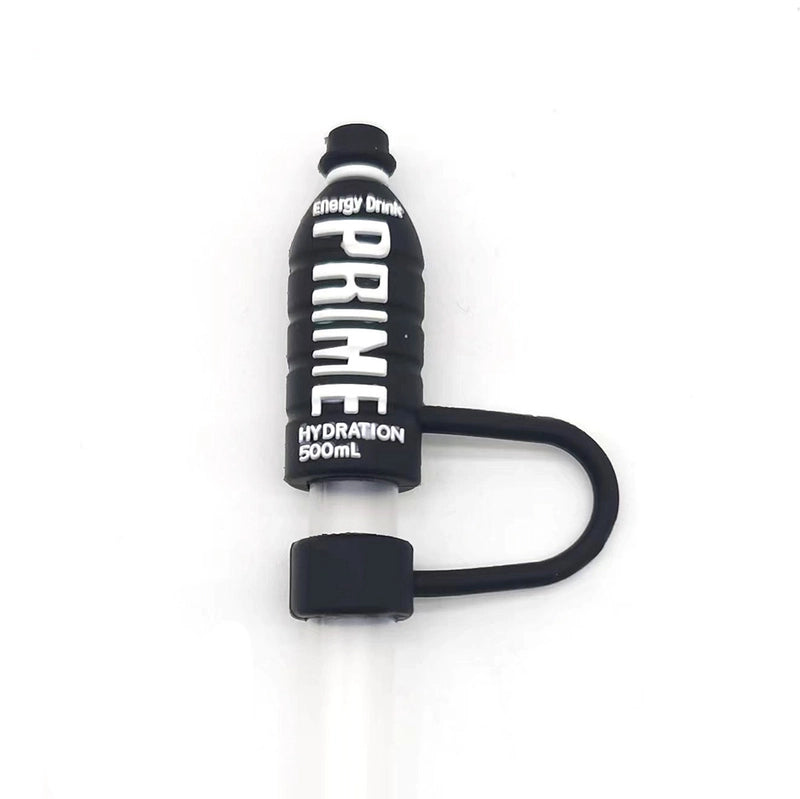 Cute Beverage Bottle PVC Straw Decorative Cap 1 Piece