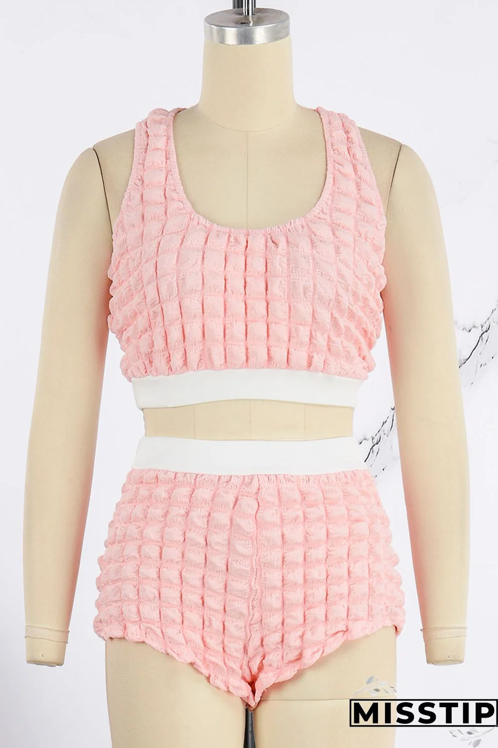 Black Sexy Solid Patchwork Spaghetti Strap Sleeveless Two Pieces