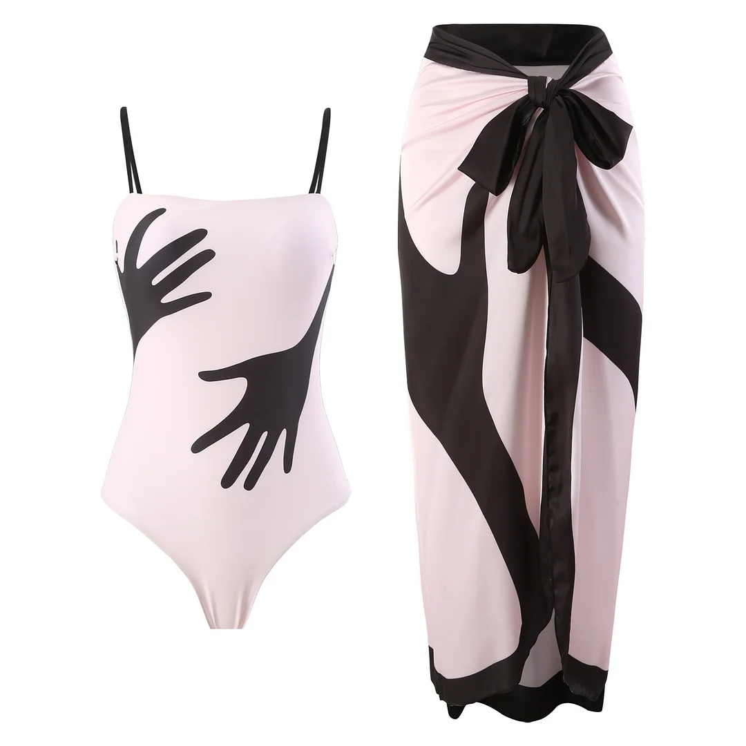 Uveng Uveng One-Piece Bikini Suit Women's Bikini Three-Piece Set