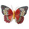 DIY Embroidered Butterfly Brooch Embroidery Butterfly Lapel Pin Clothes Decoration for Backpack Pants T-Shirt Jacket Bags Dress Jeans