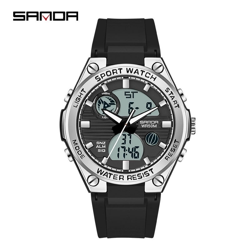 Modern Style Solid Color Electronic Men’s Watches