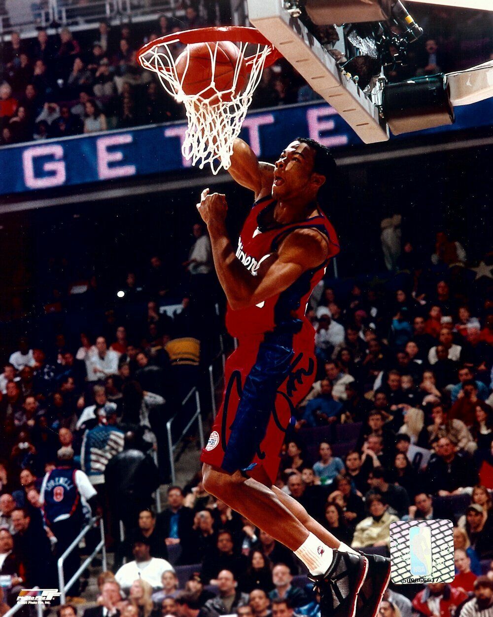 Corey Maggette Signed Autographed 8X10 Photo Poster painting Clippers One Handed Dunk w/COA