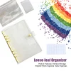 Diamond Painting Storage Book Beads Container Clear Loose Leaf A5 Binder