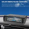 Tire Pressures Monitoring System with 4 Sensors Real-Time Pressure Monitor with Solar Charge and USB LCD Display for Cars SUVs Trailer & Light Trucks (External)