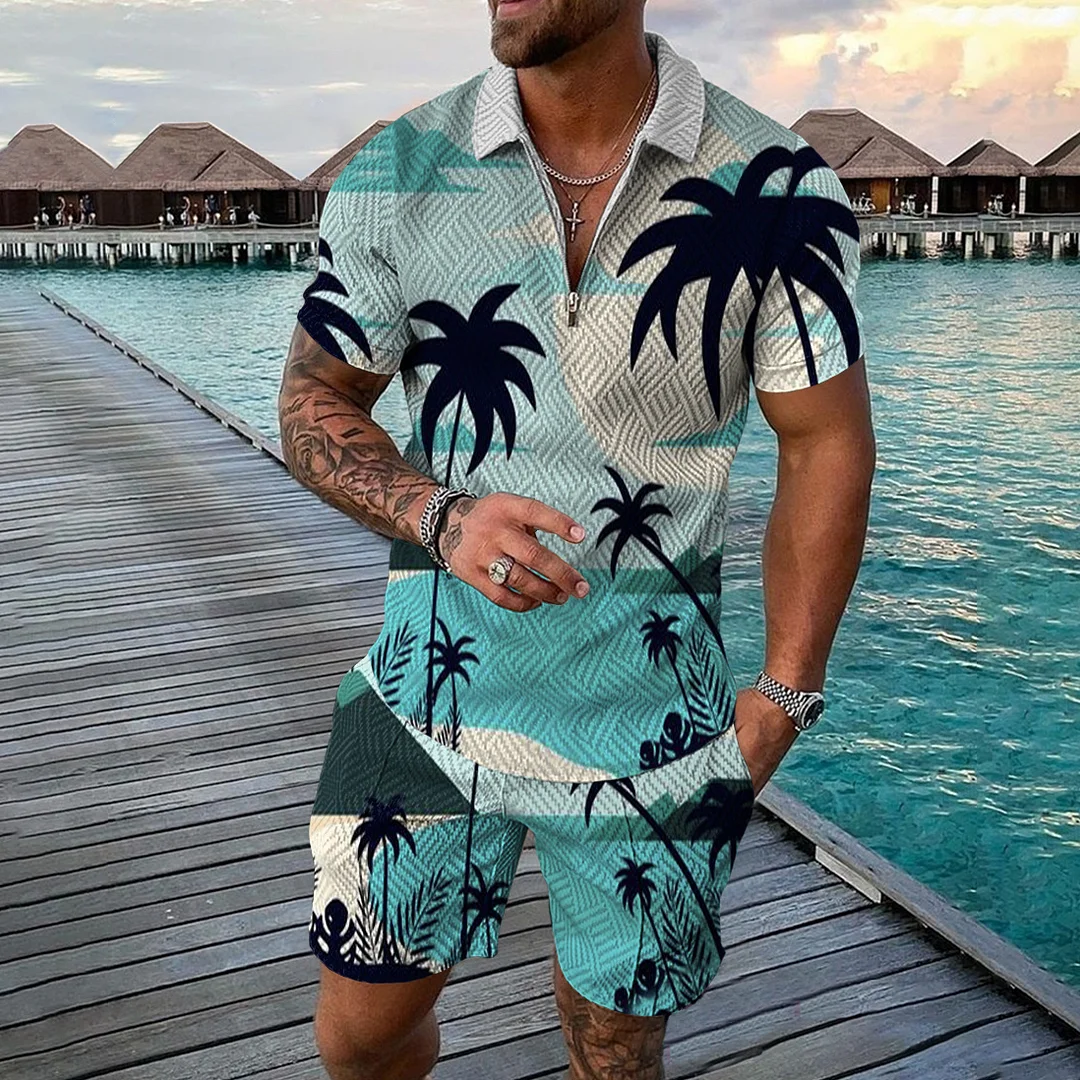 Holiday Wind POLO Short Sleeve Suit