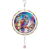 (US Only)Suncatcher Diamond Painting Hanging Pendant Crystal Painting Ornament(Owl A)