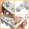 Adjustable Cutting Guide Rail 20inch Universal Cutting Circular Saw Guide Rail Four Axis Circular Saw Rip Fence Kit for Straight Edge