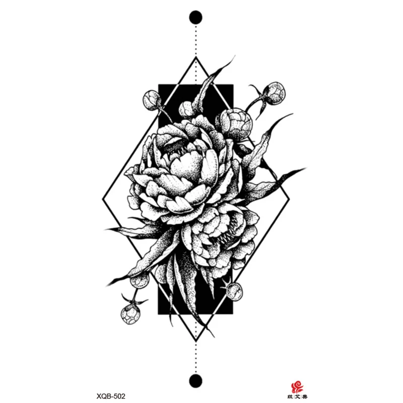 Sdrawing Full-arm Waterproof Tattoo Sticker Symbol Totem Animal Skeleton Small Arm Tattoo Sticker