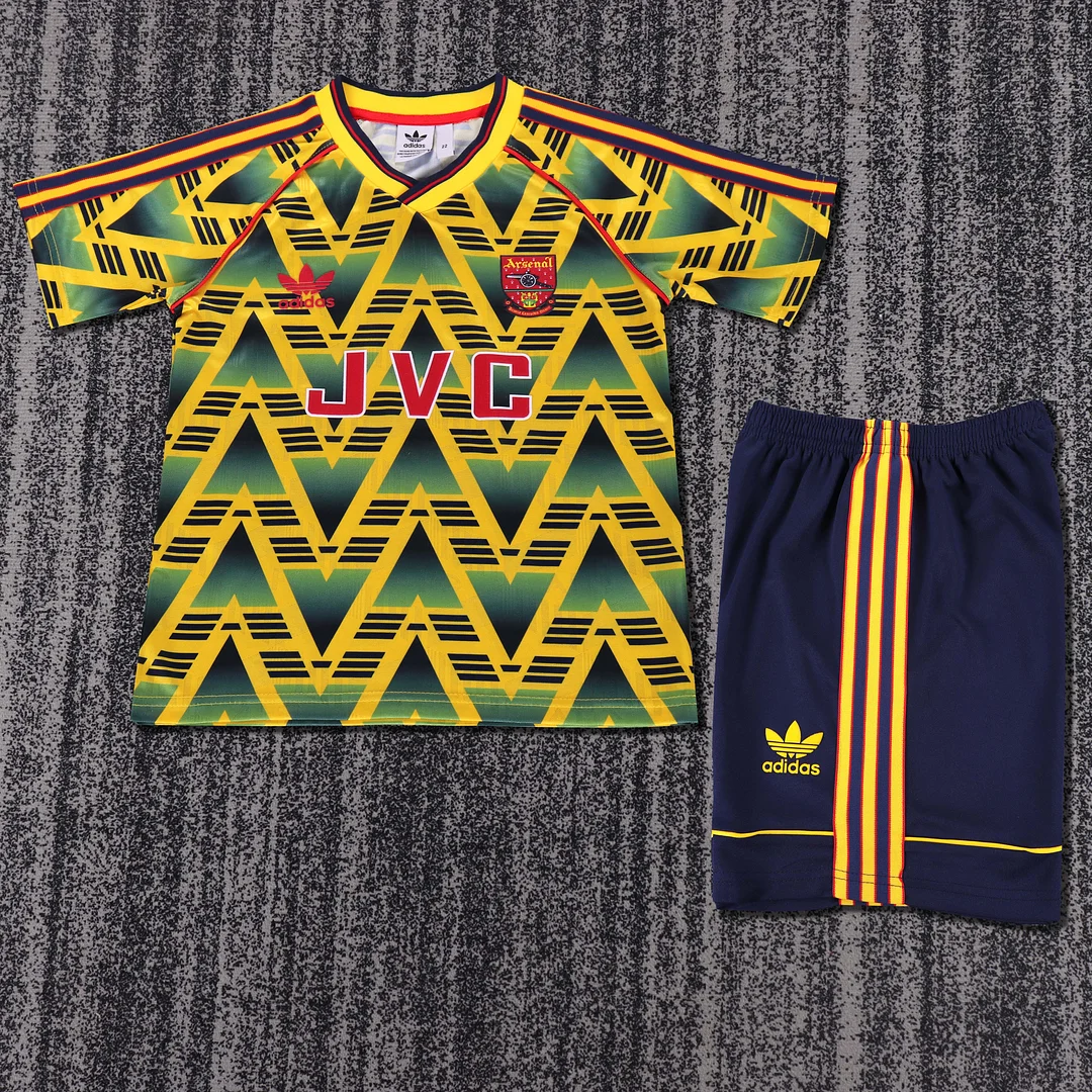 1991-1993 Retro Arsenal Away Football Shirt Kids Size