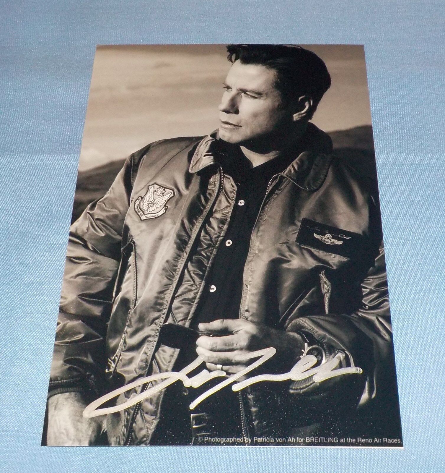 John Travolta Signed Autographed 4 x 6 Photo Poster painting Movie Actor A