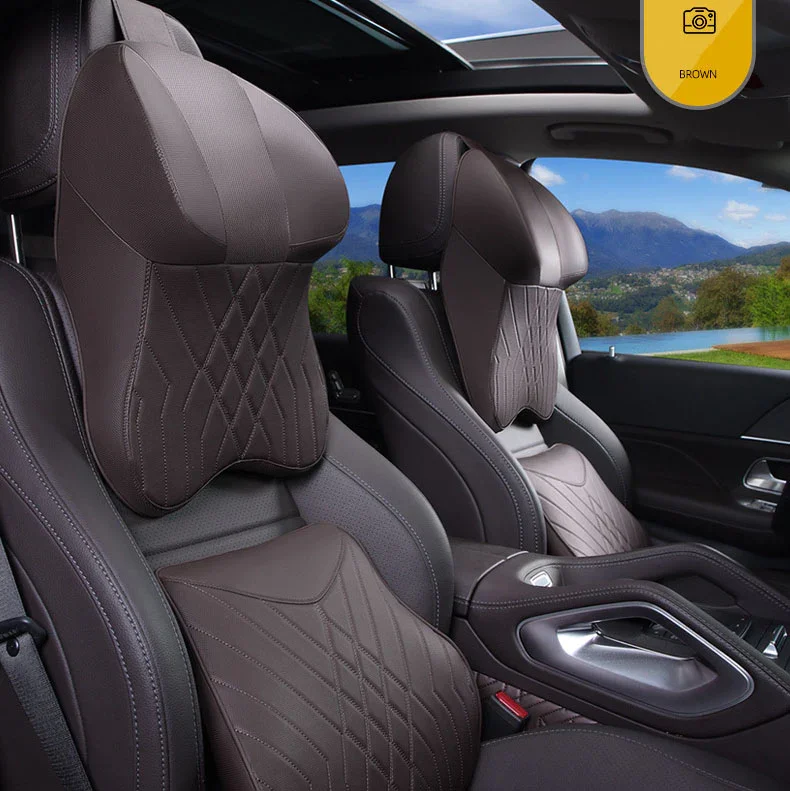 Car Intelligent Massage Waist Support Neck Support Headrest