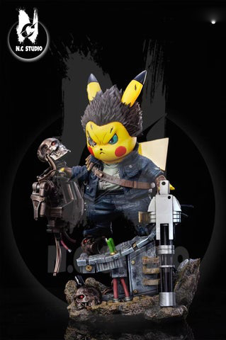 The Terminator Cosplay Pikachu - Pokemon MARVEL Resin Statue - N.C ...