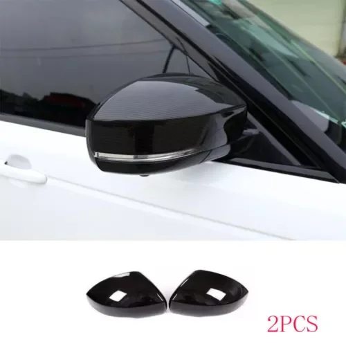 Dronehint Carbon Fiber Side Door Mirror Cover Trim For Range Rover Sport 2014-2020 ABS 2PC (For: Land Rover) Parts