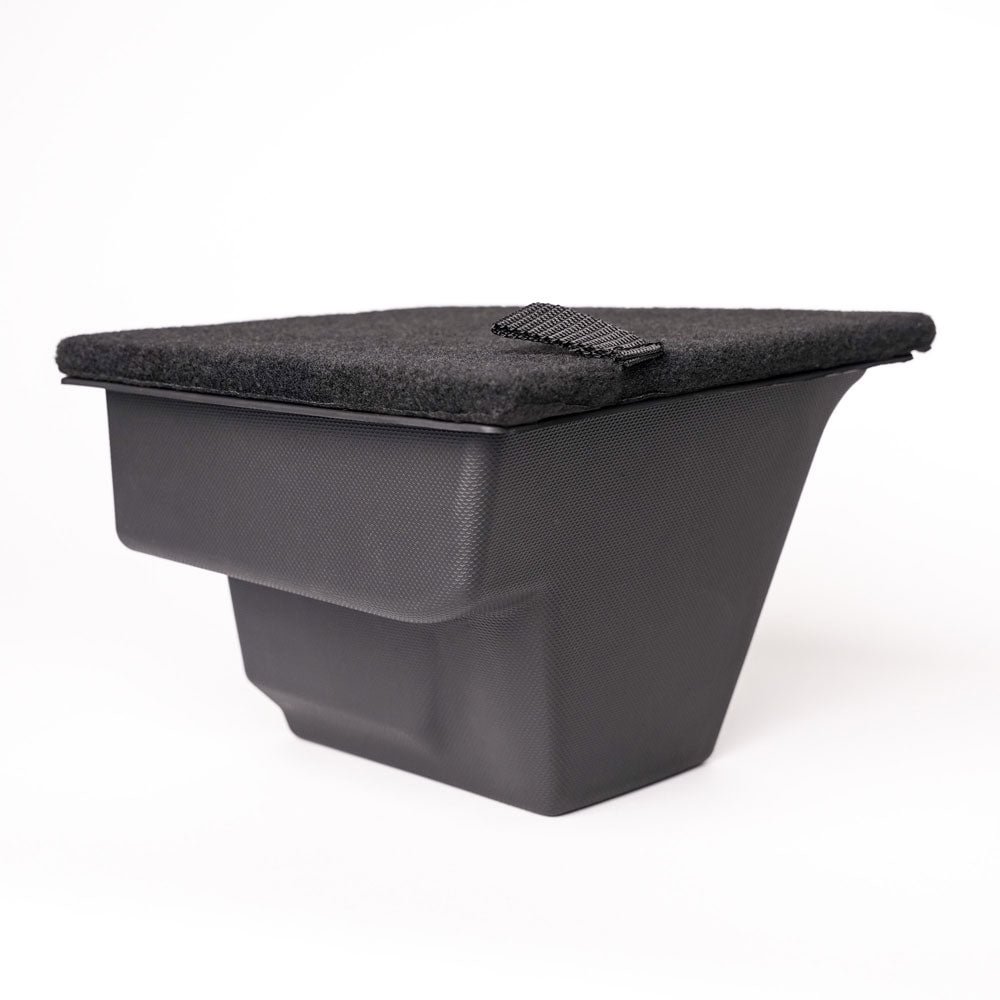 Trunk Side Storage Bin with lid for Model 3
