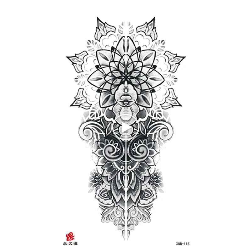 Sdrawing Temporary Tattoo Sticker Tiger Lion Wolf Mermaid Rose Arm Tattoo Hipster Tattoo Man Woman Tattoo Body Art Tatuajes