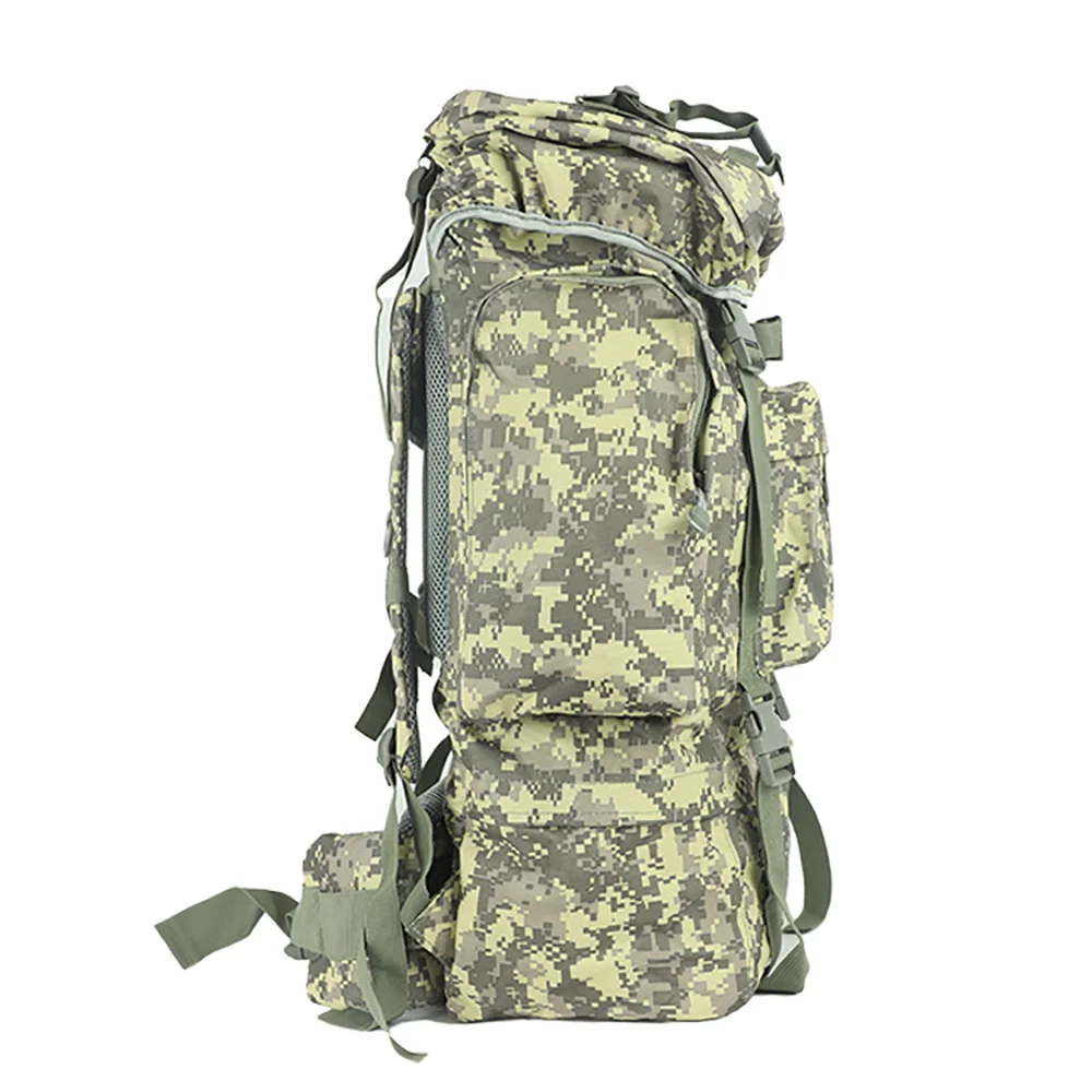 ohhunt® 65L mountaineering bag large capacity outdoor backpack professional hiking mountaineering bag rain cover acu digital