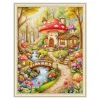 Mushroom Greenhouse-14CT Stamped Cross Stitch Egyptian Cotton 63*80cm/24.8*31.5in (Big Size) tapestrymarket