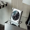 Original New Retro-Style Modern Black Clock | Silent Desktop Ornament for Living Room