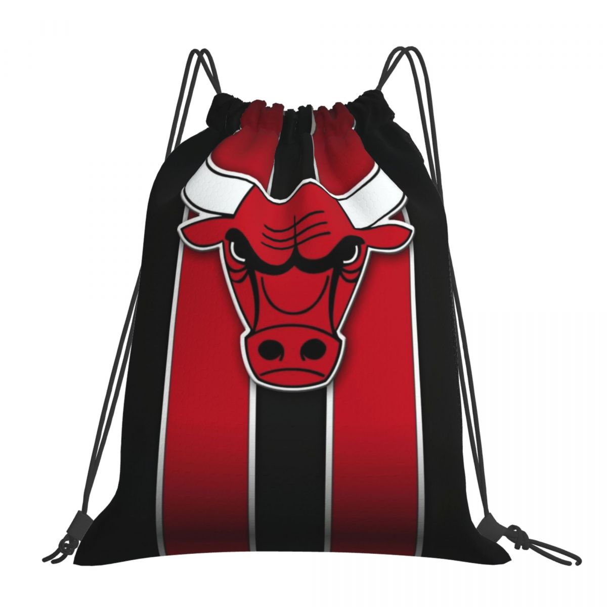 Chicago Bulls Foldable Sports Gym Drawstring Bag