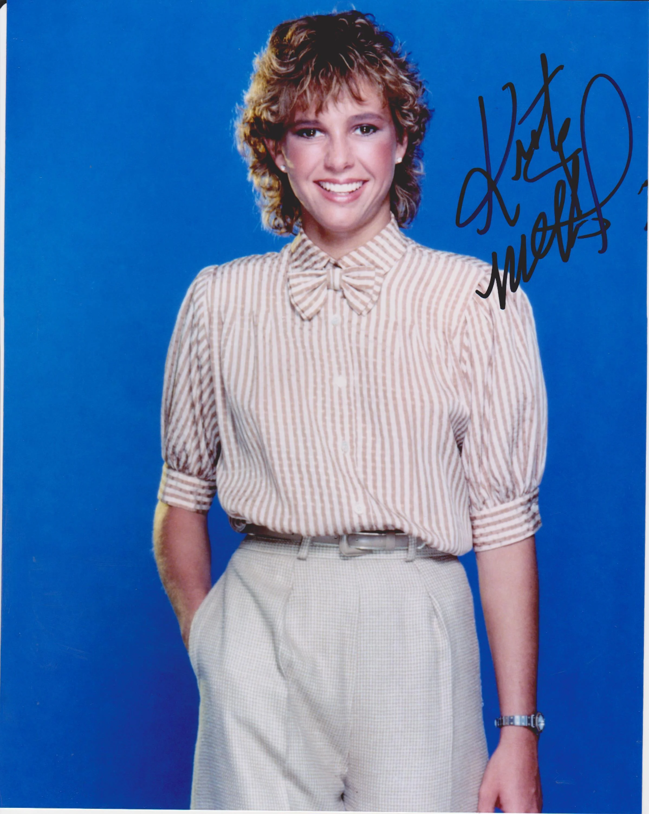 Kristy McNichol Original Signed 8x10 Photo Poster painting #18 - Little Darlings, Empty Nest
