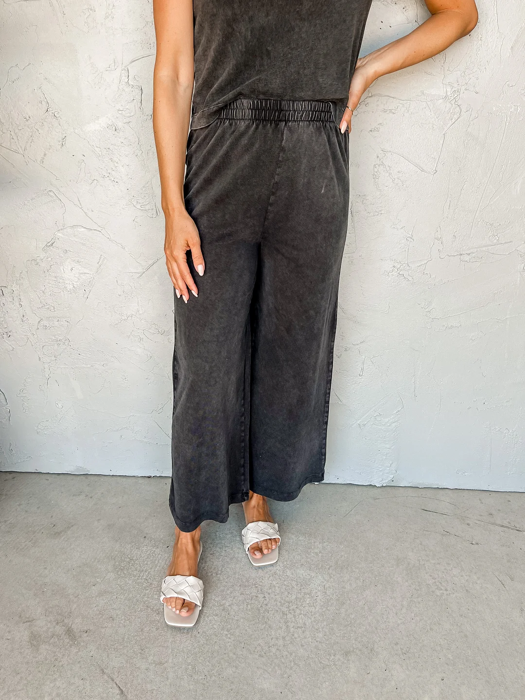 Scout Jersey Flare Pant-Black