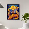 5D DIY Vollrundbohrer Diamantmalerei Sonnenblume Schmetterling Kit Dekor 40x50cm
