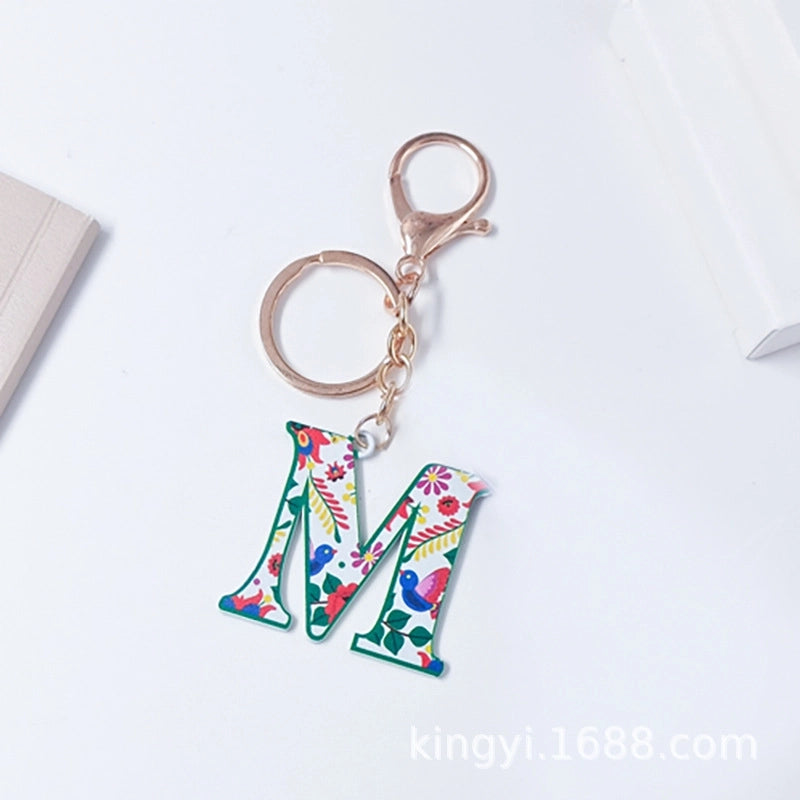 Elegant Streetwear Letter Pu Leather Alloy Women’s Bag Pendant Keychain