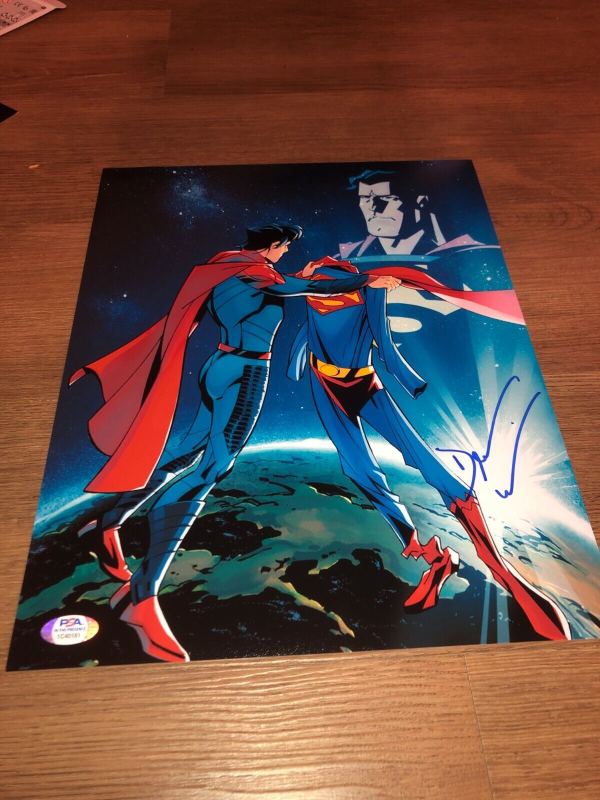 Dean Cain Superman Clark Kent Signed Autographed 11x14 Photo Poster painting PSA E5