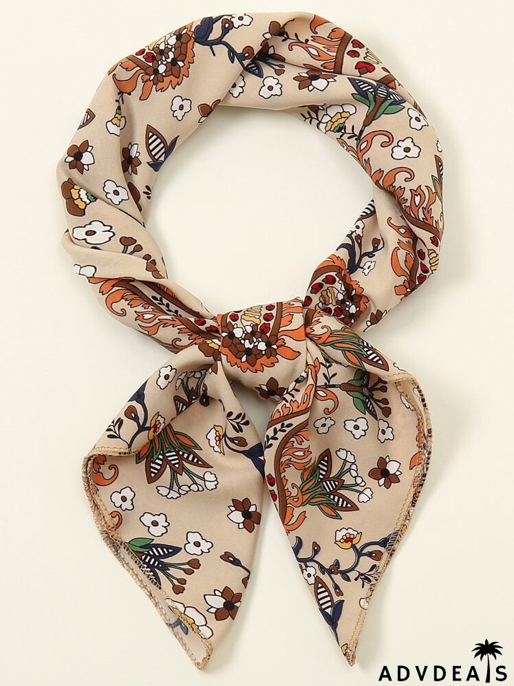 Flower Print Bandana