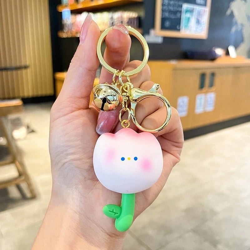 Cute Flower Resin Women’s Keychain