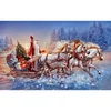 Diamond Painting-DIY Full Round Drill Santa Sleigh（60*40cm）
