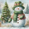 (Counted/Stamped)Christmas Snowman-11CT Cross Stitch 40*40cm