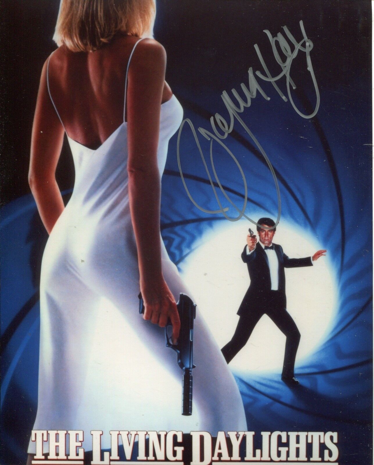 007 Bond girl Virginia Hey signed 8x10 The Living Daylights Photo Poster painting - UACC DEALER