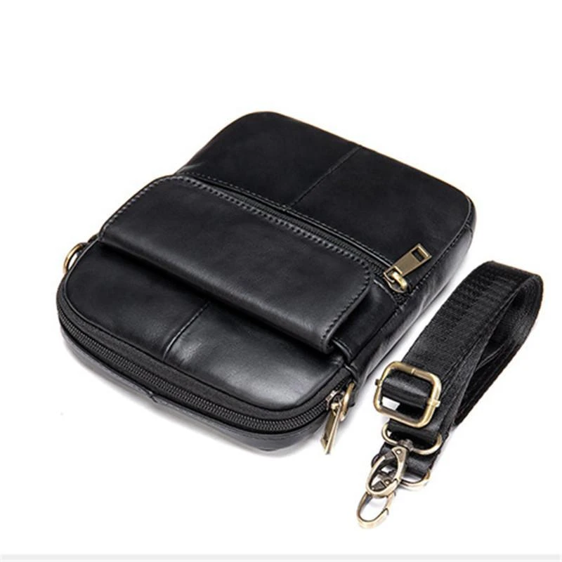 Mens Vintage Classci Large Capacity Casual Leather Shoulder Packs Crossbody Bags