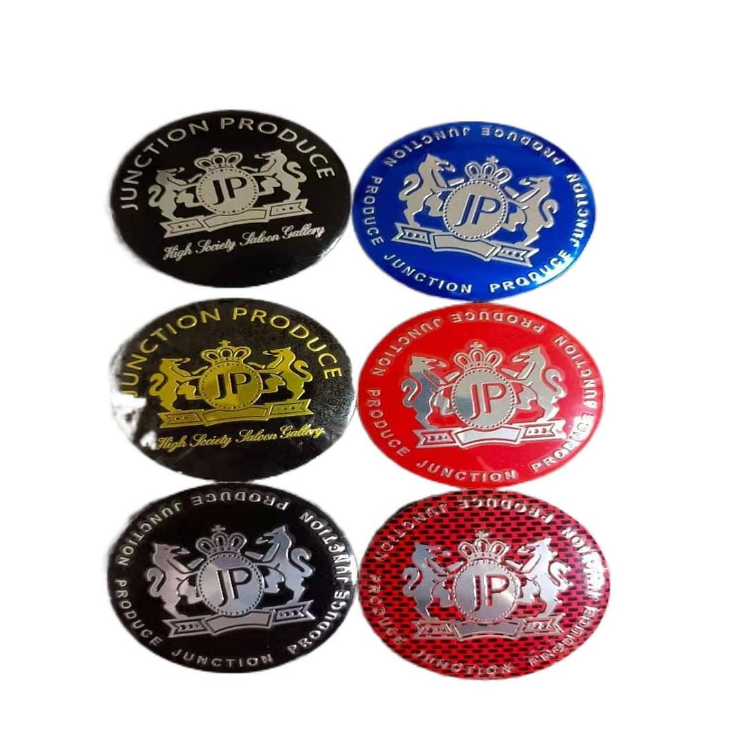 4x 56mm 2.2“ JP Junction Produce Wheel Center Hub Caps Emblem Decal Car Sticker voiturehub dxncar