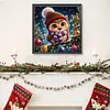 Diamond Painting -DIY Round Drill Christmas Owl(40x40cm)