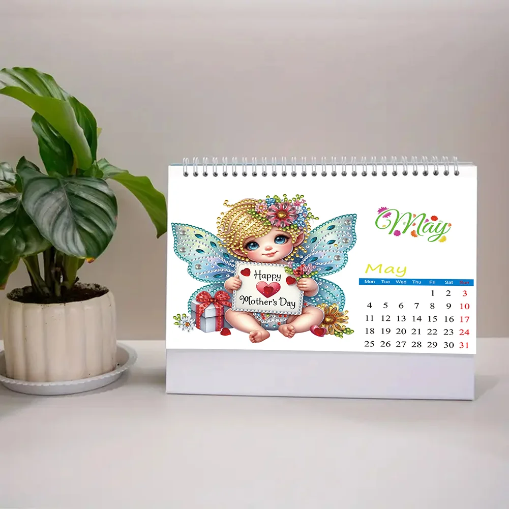 5D/DIY Calendar Crystal Painting Desk Calendars Kit Diamond Painting Calendar